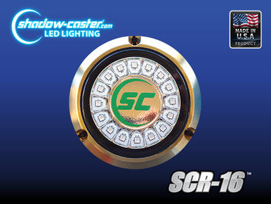 Shadow Caster SCR16 Underwater LED Light Bimini Blue